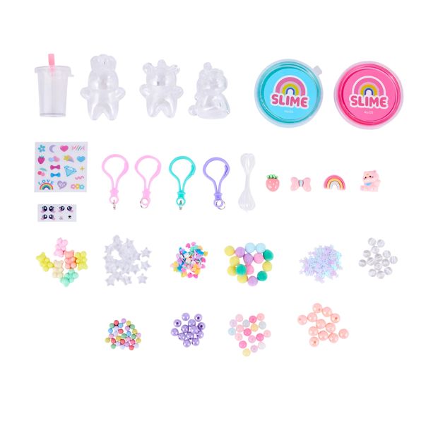 Anko Personalise Your Own Kawaii Keychains Fillable Slime Set