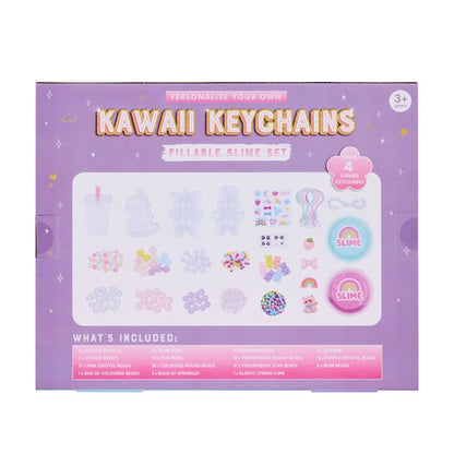 Anko Personalise Your Own Kawaii Keychains Fillable Slime Set