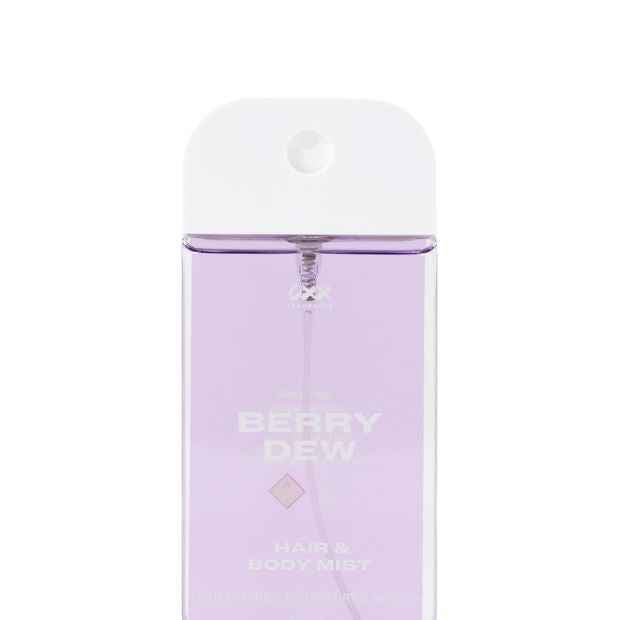 OXX Fragrance Berry Dew Hair and Body Mist 80ml - Red Berries, Raspberry and Vanilla Scented