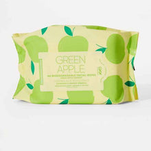 Biodegradable Facial Wipes - 40 Pack, Green Apple & Aloe