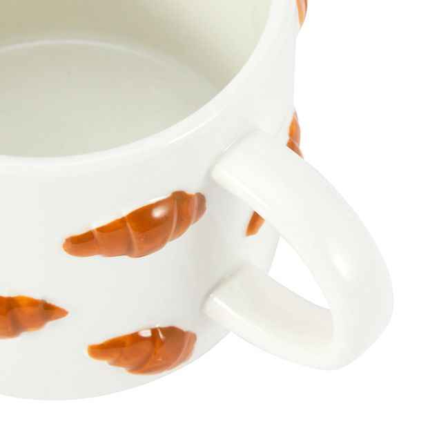Ceramic Croissant Mug