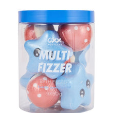 OXX Bodycare 9 Piece Multi Bath Fizzer - Bubble Gum Scented