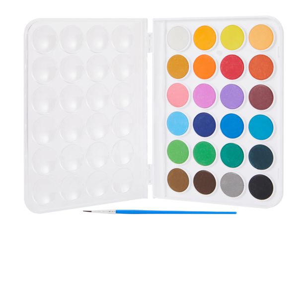 Anko 25 Pack Watercolour Paint Palette