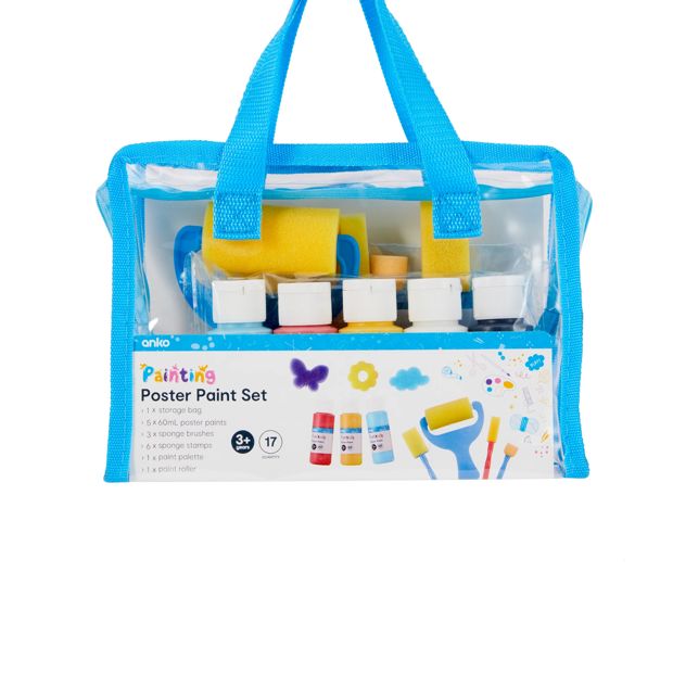 Anko 17 Piece Poster Paint Set