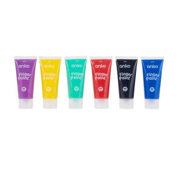 Anko 6 Pack Finger Paint