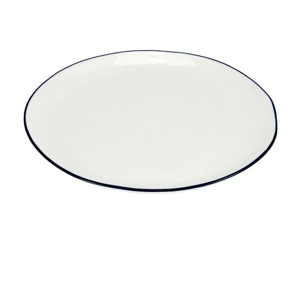 Anko White Bistro Dinner Plate