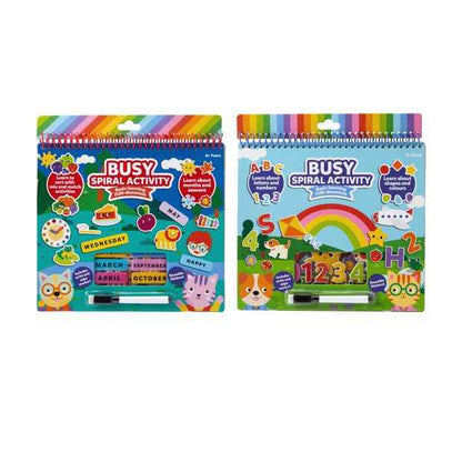 Anko Busy Spiral Activity Basic Learning Fun-damentals - Assorted