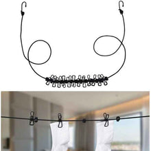 Portable Travel Clothes Line with Pegs