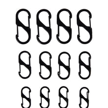 Anko 12 Pack S-Shaped Carabiner Clips