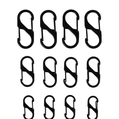 Anko 12 Pack S-Shaped Carabiner Clips