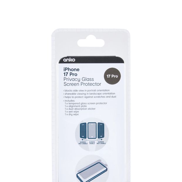iPhone 17 Pro Privacy Screen Protector - Anko