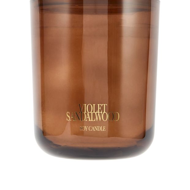 Anko XL Violet Sandalwood Soy Candle