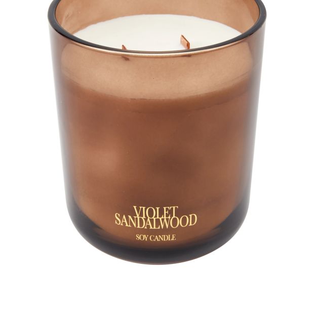 Anko XL Violet Sandalwood Soy Candle
