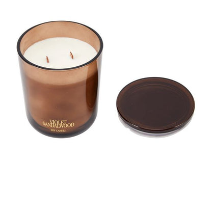 Anko XL Violet Sandalwood Soy Candle