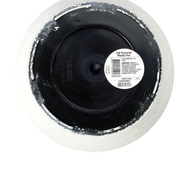 Anko Tall Textured Plastic Pot