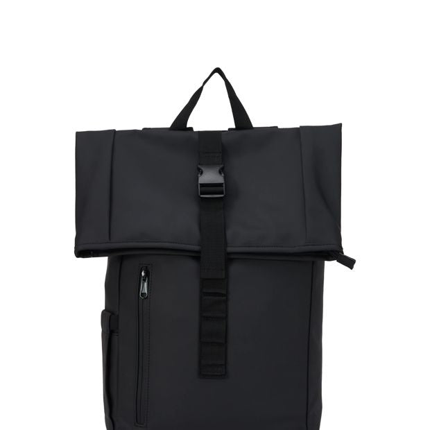 Anko PU Roll Up Backpack, Black