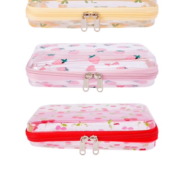 Anko 3 Pack Printed Clear Packing Cubes