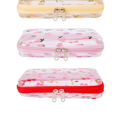 Anko 3 Pack Printed Clear Packing Cubes