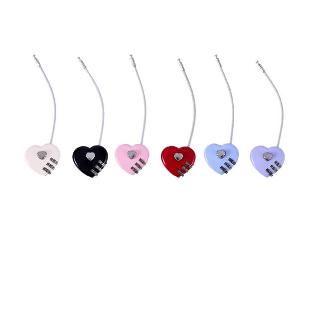 Anko 2 Pack Heart Lock- Assorted