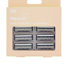 OXX Bodycare 6 Pack Smooth Mens Razor Refill Cartridges