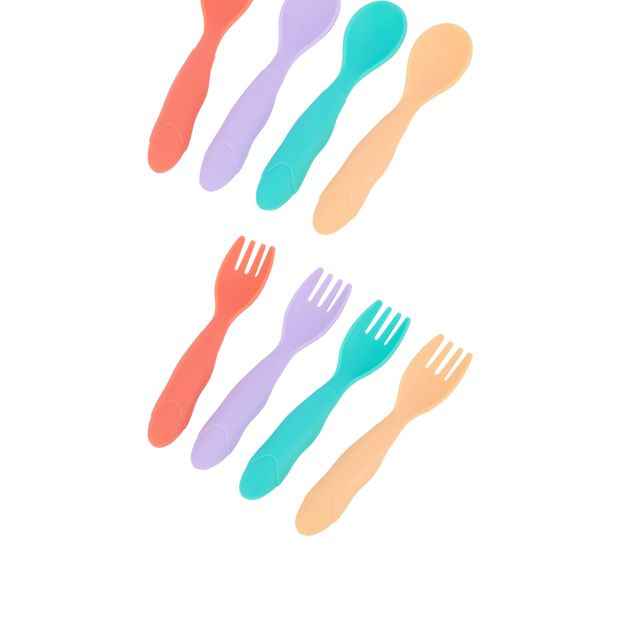 16 Piece Children's Cutlery Set - Forks & Spoons