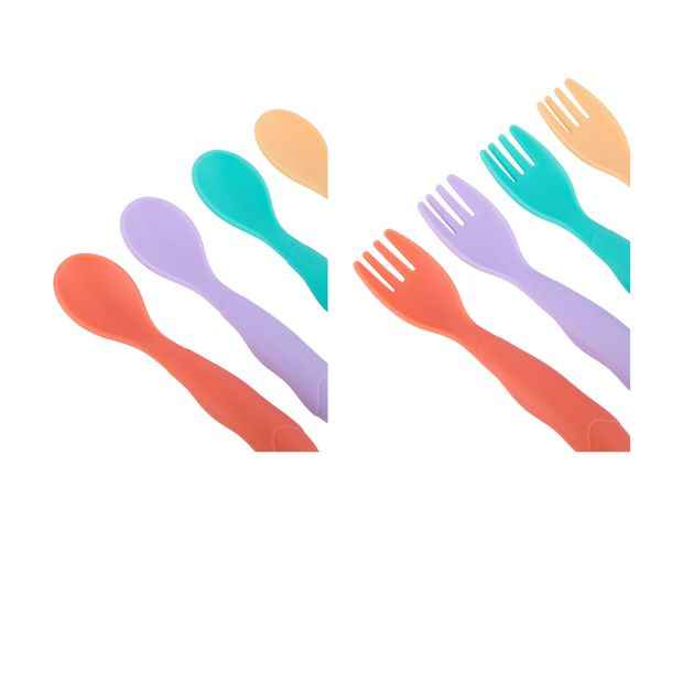 16 Piece Children's Cutlery Set - Forks & Spoons