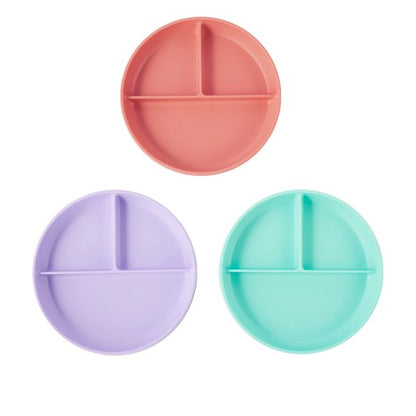 Anko Suction Divided Plate- Assorted