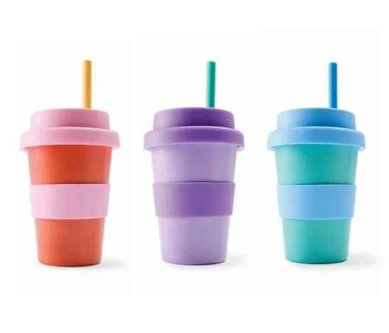 Anko Babycino Cup With Straw - Assorted