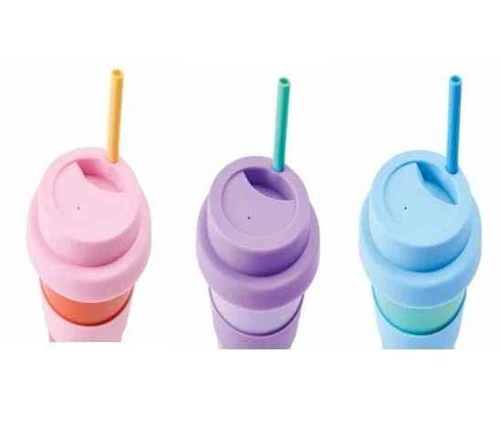 Anko Babycino Cup With Straw - Assorted