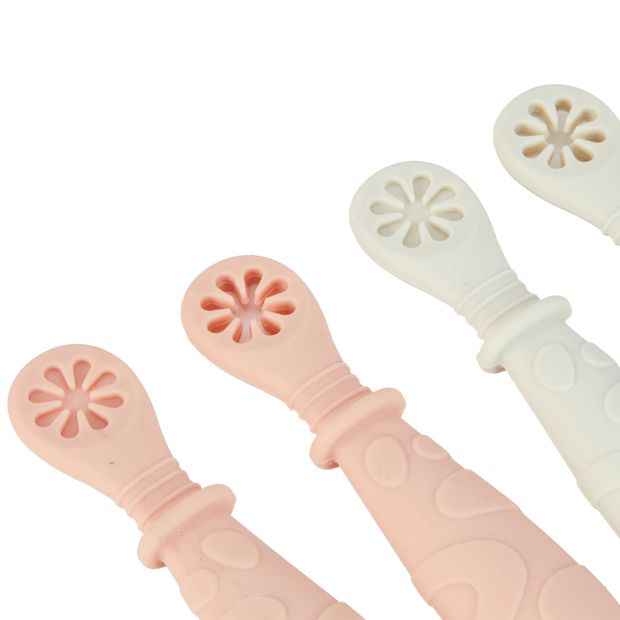 Anko 4 Pack Silicone Pre-Spoons - Assorted