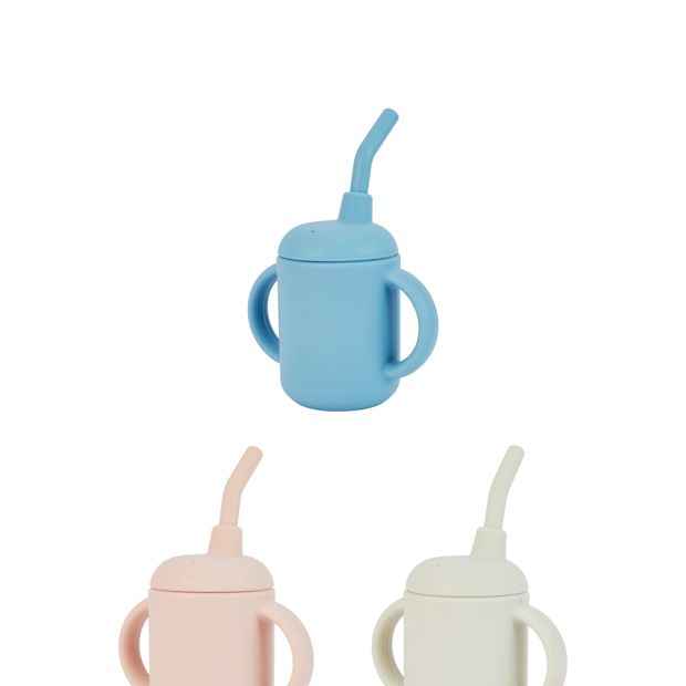 Anko Silicone Sippy Cup with Straw - Assorted