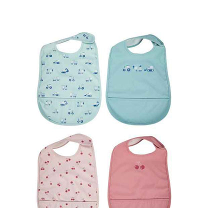 2 Pack Baby Food Catching Bibs - Assorted
