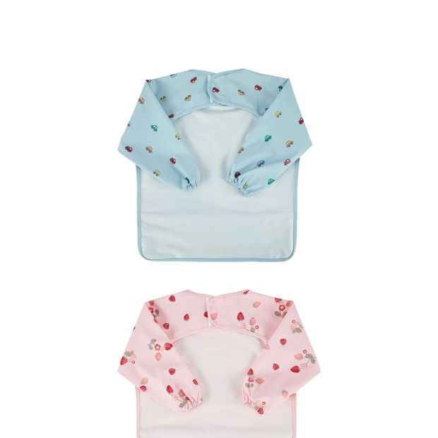 Sleeved Smock Bib - Assorted Prints