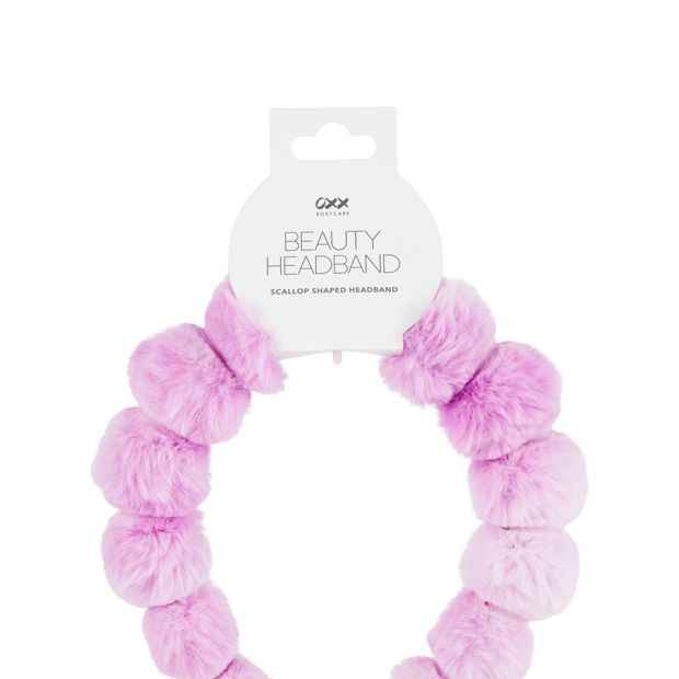 OXX Bodycare Scallop Shaped Beauty Headband - Lilac