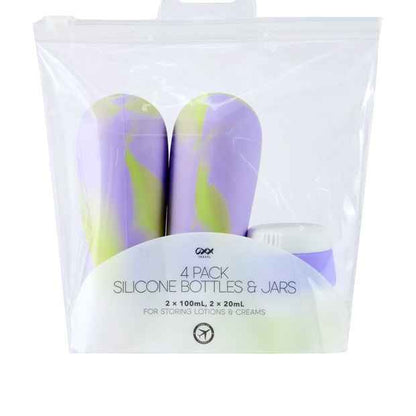 OXX Travel Pack Silicone Bottles & Jars