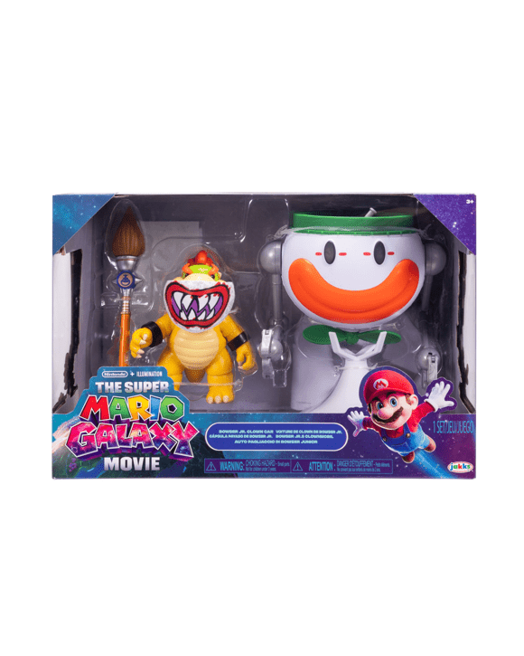 13cm Nintendo x Illumination The Super Mario Galaxy Movie Bowser Jr. with Clown Car