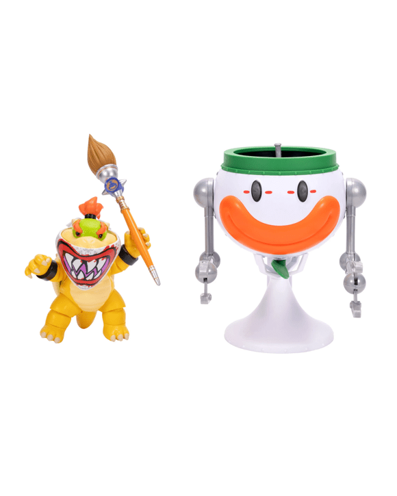 13cm Nintendo x Illumination The Super Mario Galaxy Movie Bowser Jr. with Clown Car