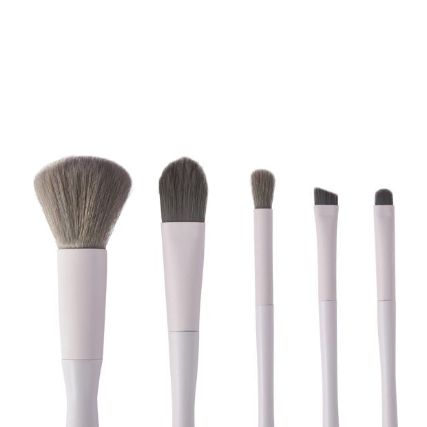 OXX Cosmetics 5 Piece Bamboo Charcoal Infused Brushes - Purple