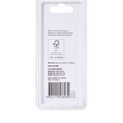 OXX Cosmetics Non-Slip Slant Tip Precision Tweezer