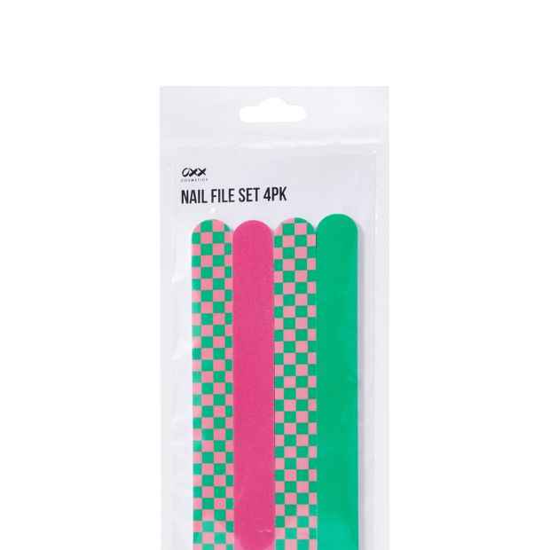 OXX Cosmetics 4 Pack Nail File Set