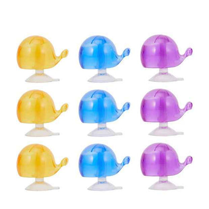 9 Piece Bath Toy Whale Set