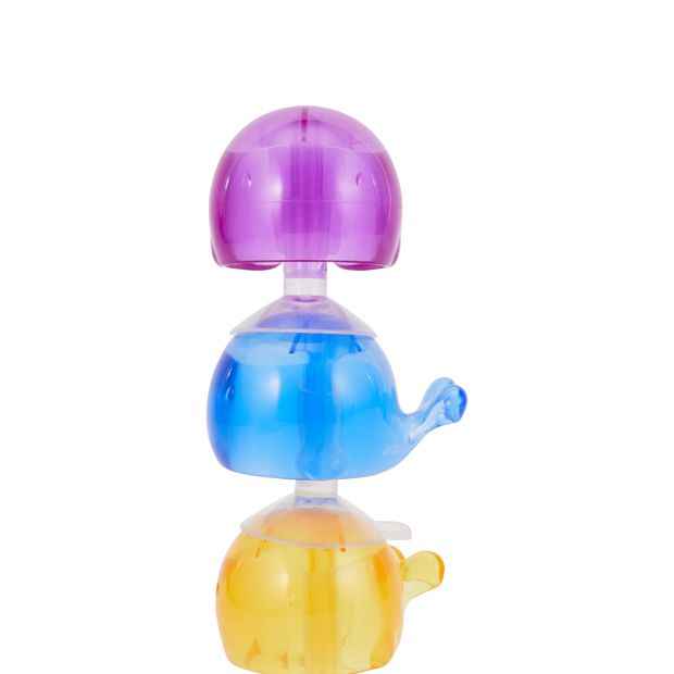 9 Piece Bath Toy Whale Set