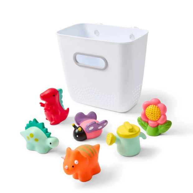 Bath Toy Scoop and Wall Holder
