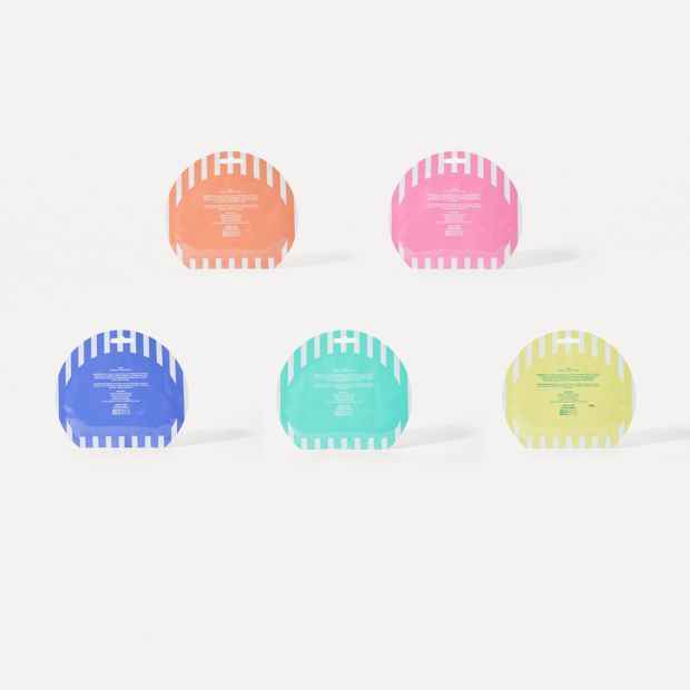 5-Piece Hydrating Sheet Mask Set with Fruit Extracts