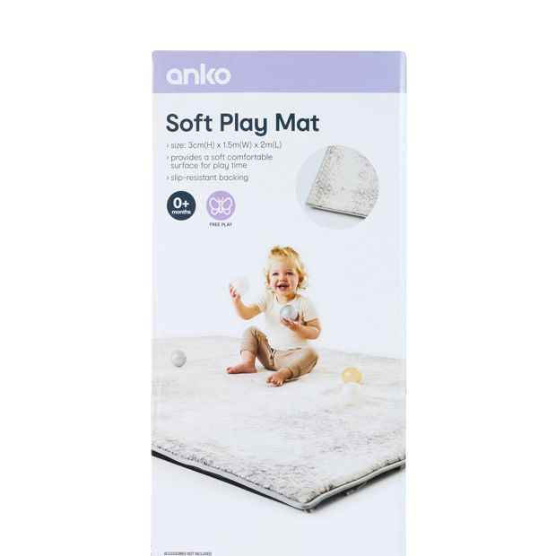 Baby Soft Play Mat - Large Cushioned Floor Mat