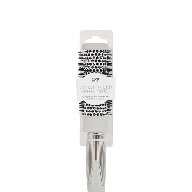 OXX Haircare Ceramic Round Barrel Brush - Grey