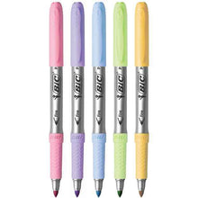 5 Pack Pastel Permanent Markers