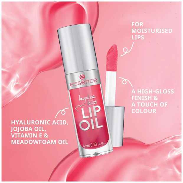 Essence Hydra Kiss Lip Oil 4ml - 03 Pink Champagne