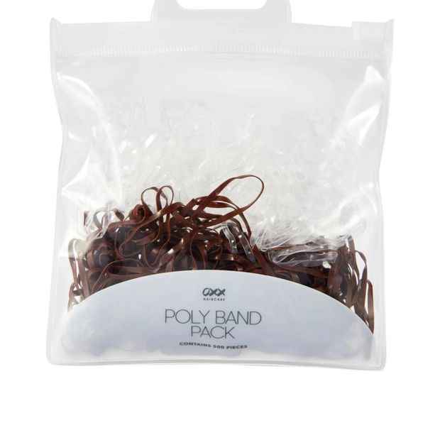 OXX Haircare 500 Piece Poly Band Pack