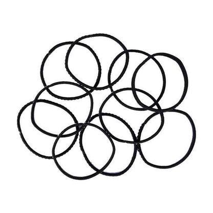 OXX Haircare 10 Piece Non-Slip Hair Elastics - Black and White